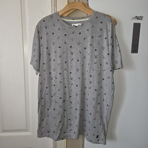 Gray Patterned Men's Shirt